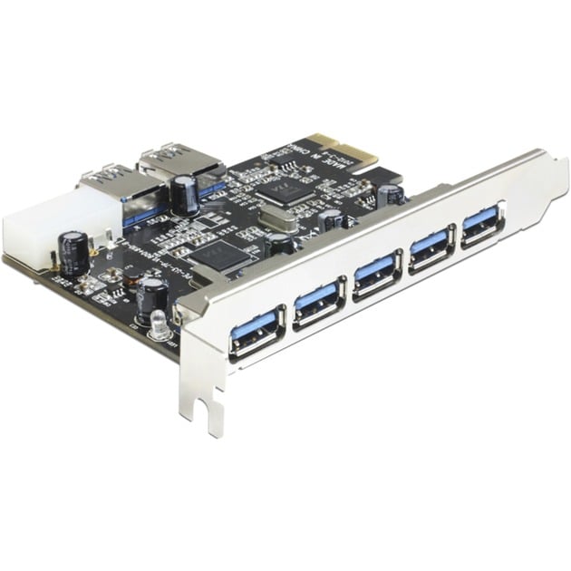 PCI Express Karte >5x ext +2x int.USB3.0, Controller von Delock