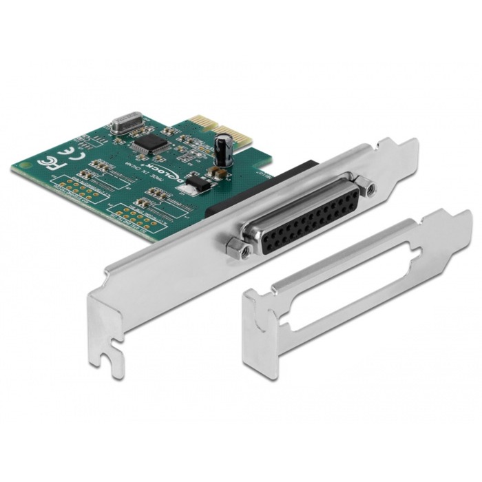 PCI Express Karte zu 1 x Parallel IEEE1284, Adapter PCI Express Karte zu 1 x Parallel IEEE1284, Adapter von Delock