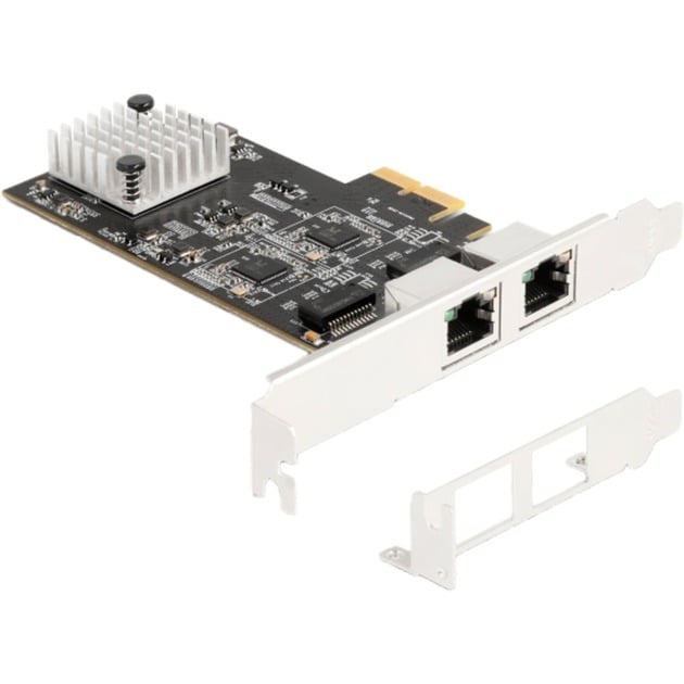 PCI Express x2 Karte zu 2 x RJ45, LAN-Adapter von Delock