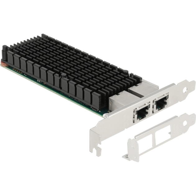 PCI Express x8 Karte 2 x RJ45 10 Gigabit LAN X540, LAN-Adapter von Delock