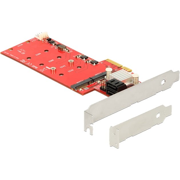 PCIe 2x M.2 NGFF + 2x SATA Raid, Controller von Delock