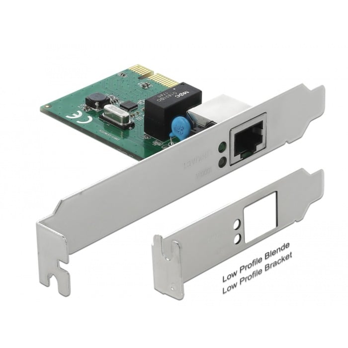 PCIe x1 Karte auf 1 x Gigabit LAN, LAN-Adapter von Delock