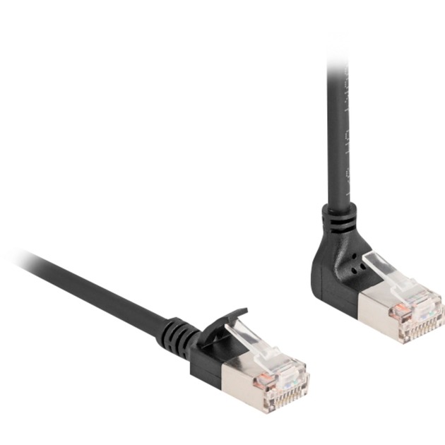 Patchkabel RJ-45 Cat.6a S/FTP, Slim 90° gewinkelt Patchkabel RJ-45 Cat.6a S/FTP, Slim 90° gewinkelt von Delock