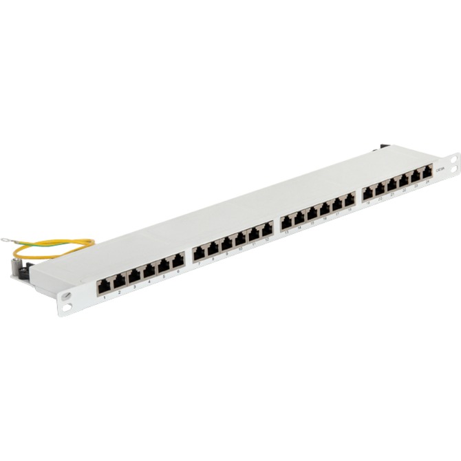 Patchpanel 24P Cat.6 0.5 HE von Delock