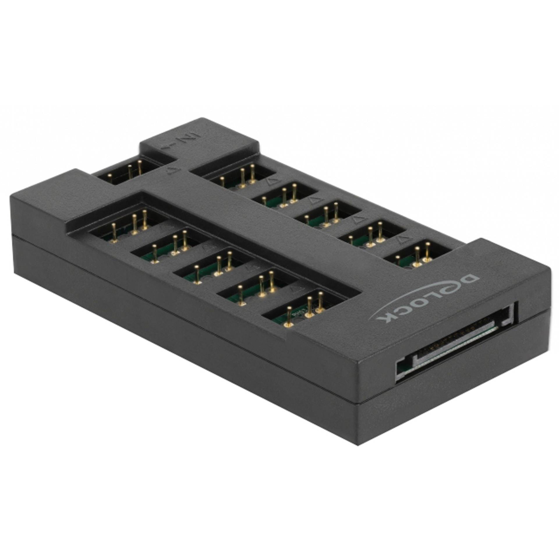 RGB Hub für ARGB LEDs mit 10 Ports RGB Hub für ARGB LEDs mit 10 Ports von Delock