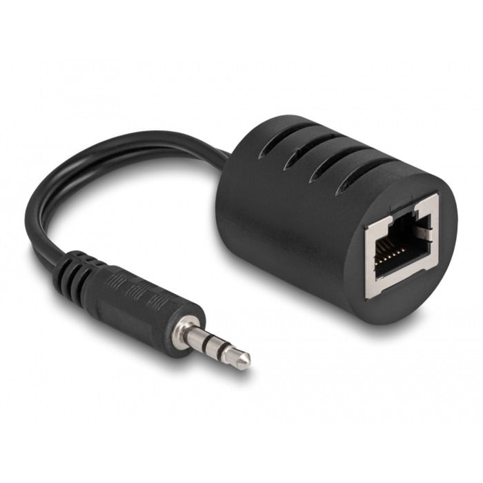Stereo Audio Extender RJ-45 Buchse > 3,5mm Klinke, Cat.5, Adapter Stereo Audio Extender RJ-45 Buchse > 3,5mm Klinke, Cat.5, Adapter von Delock