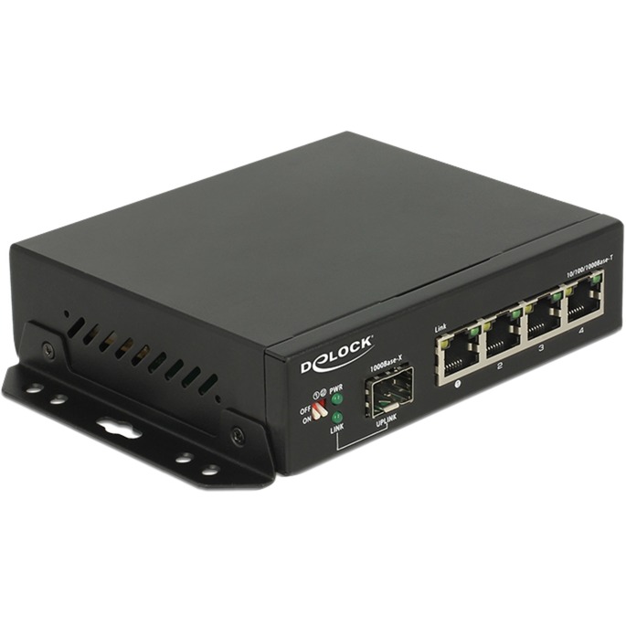 Switch Gigabit 4 Port + 1 SFP von Delock