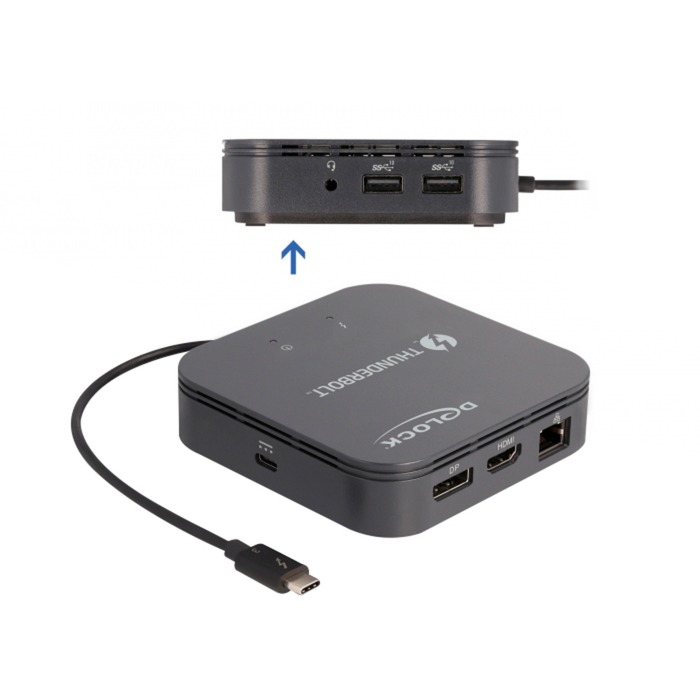 Thunderbolt 3 Mini Dockingstation 8K von Delock