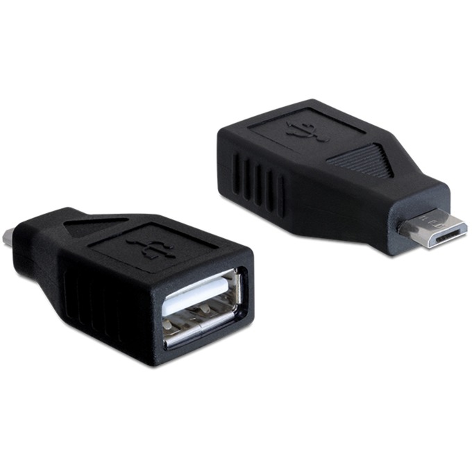 USB 2.0 Adapter, Micro-USB Stecker > USB-A Buchse von Delock