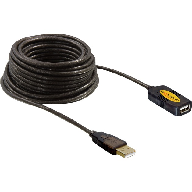 USB 2.0 Aktivverlängerungskabel, USB-A Stecker > USB-A Buchse von Delock