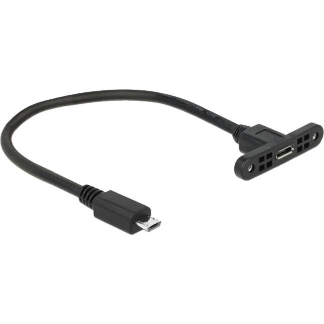 USB 2.0 Kabel, Micro-USB Stecker > Micro-USB Buchse zum Einbau von Delock