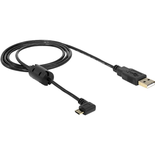 USB 2.0 Kabel, USB-A Stecker > Micro-USB Stecker 270° von Delock