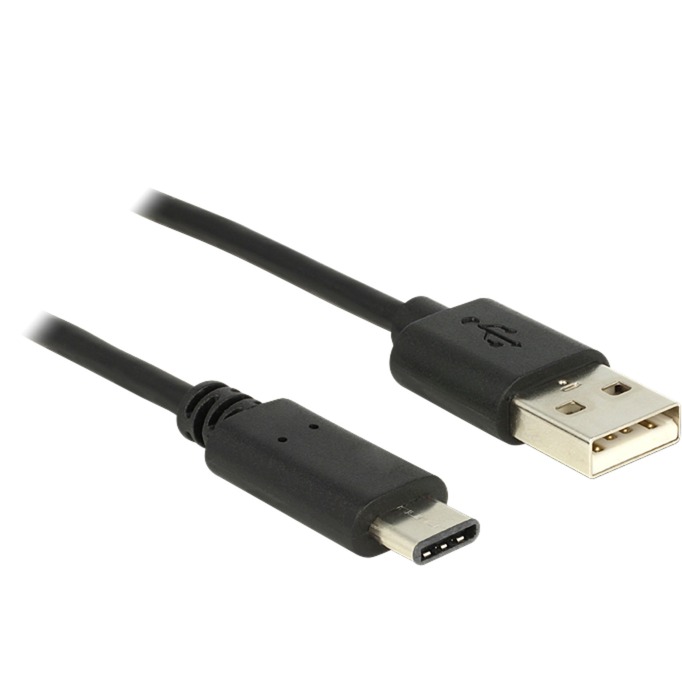 USB 2.0 Kabel, USB-A Stecker > USB-C Stecker von Delock