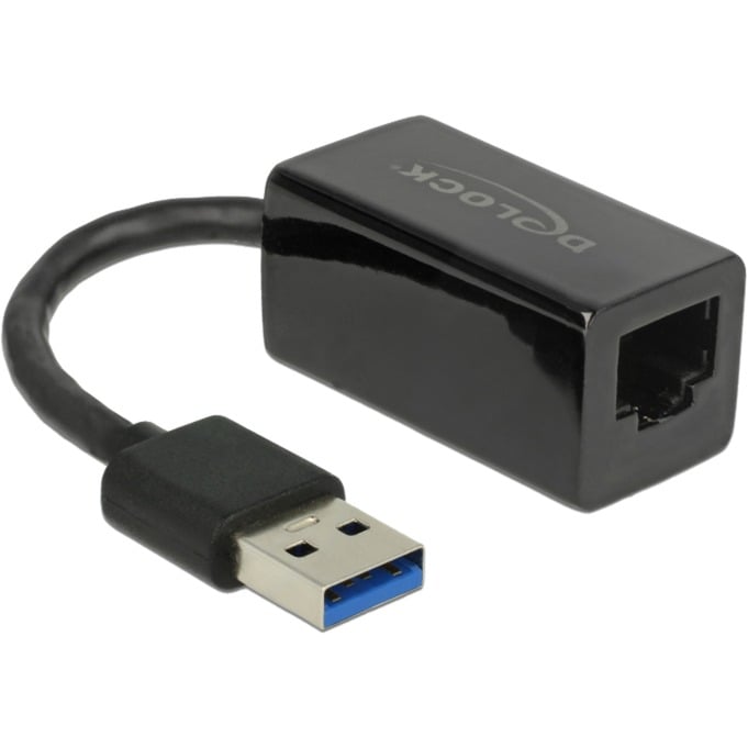 USB 3.2 Gen 1 Adapter, USB-A Stecker > RJ-45 Buchse von Delock