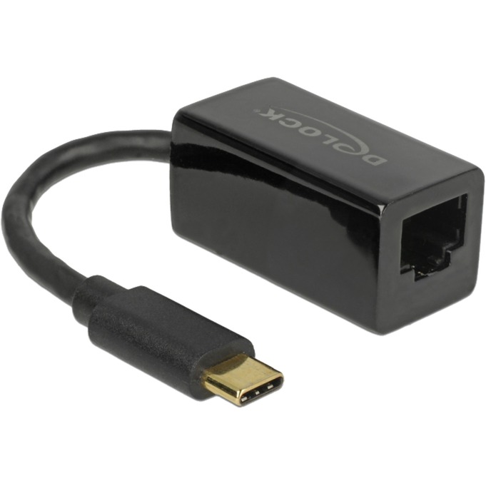 USB 3.2 Gen 1 Adapter, USB-C Stecker > RJ-45 Buchse von Delock