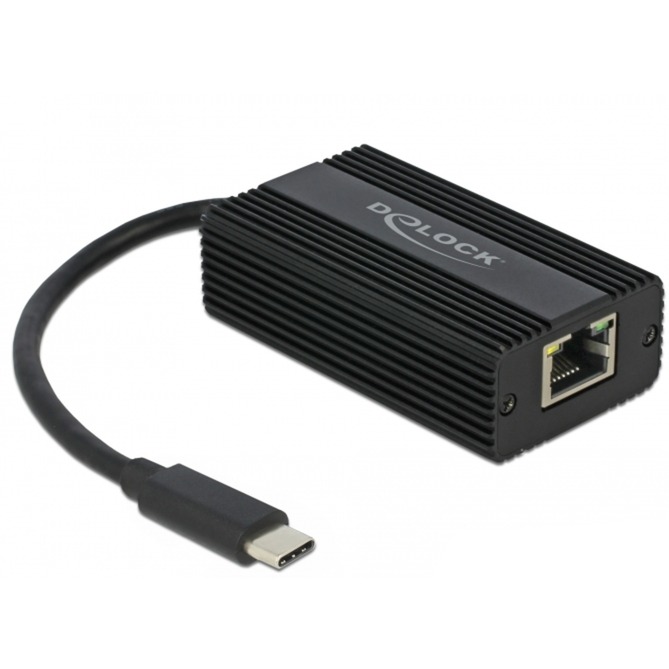 USB 3.2 Gen 1 Adapter, USB-C Stecker > RJ-45 Buchse von Delock