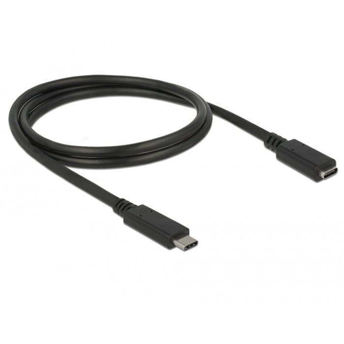 USB 3.2 Gen 1 Verlängerungskabel, USB-C Stecker > USB-C Buchse von Delock