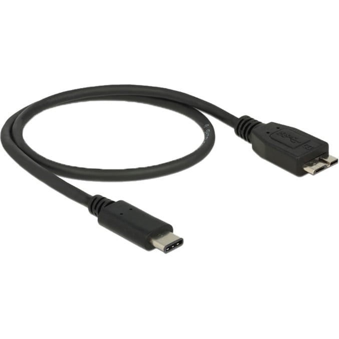 USB 3.2 Gen 2 Kabel, USB-C Stecker > Micro-USB Stecker, Adapter von Delock