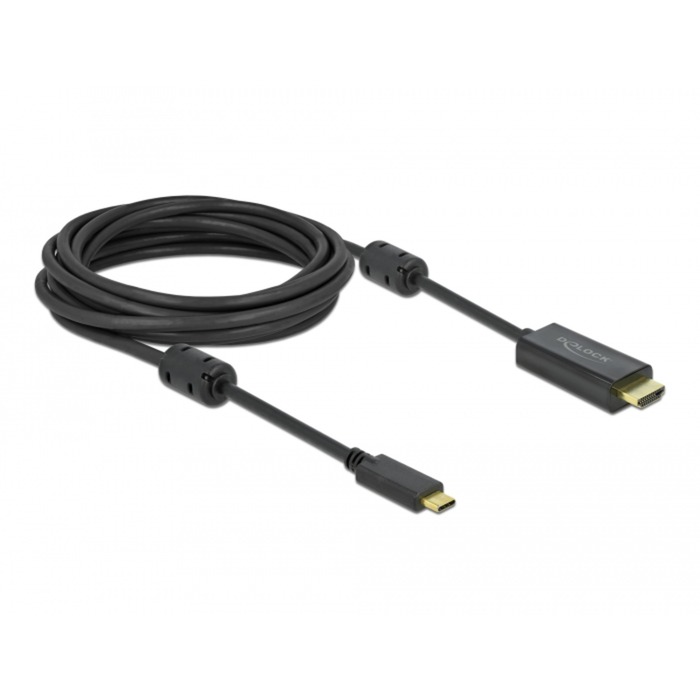 USB Adapterkabel, USB-C Stecker > HDMI 4K Stecker von Delock