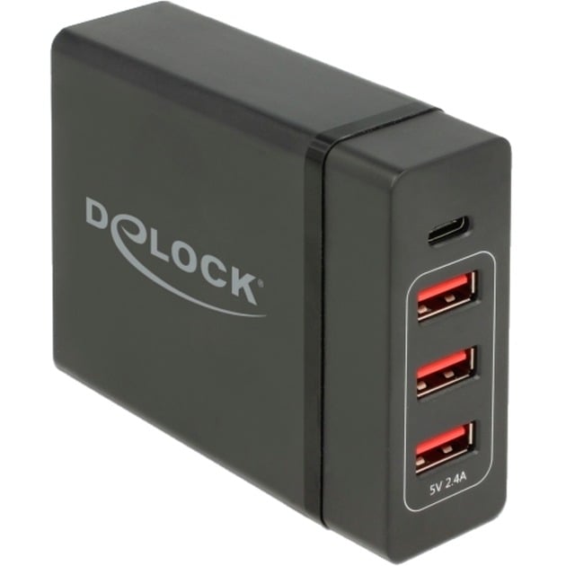 USB Ladegerät 1x USB-C PD + 3x USB-A, 60 Watt USB Ladegerät 1x USB-C PD + 3x USB-A, 60 Watt von Delock