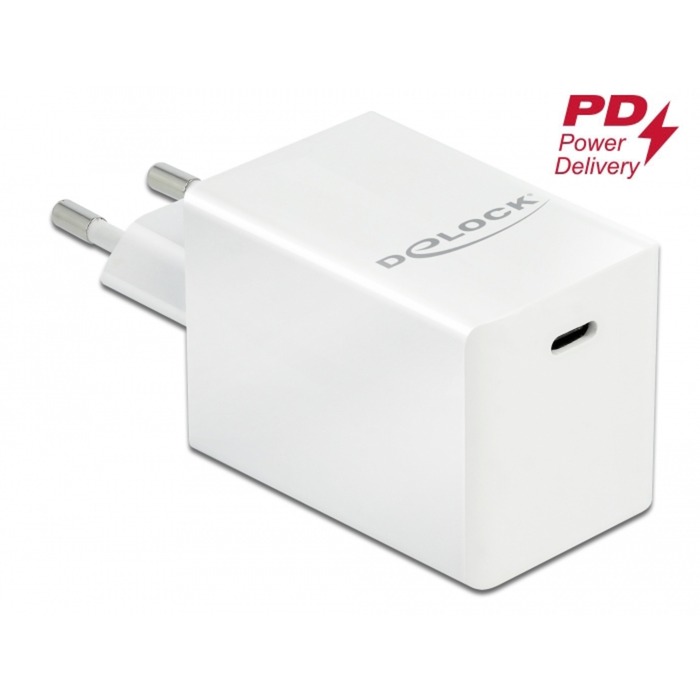 USB Ladegerät 1 x USB Type-C PD 3.0 kompakt mit 60 W von Delock