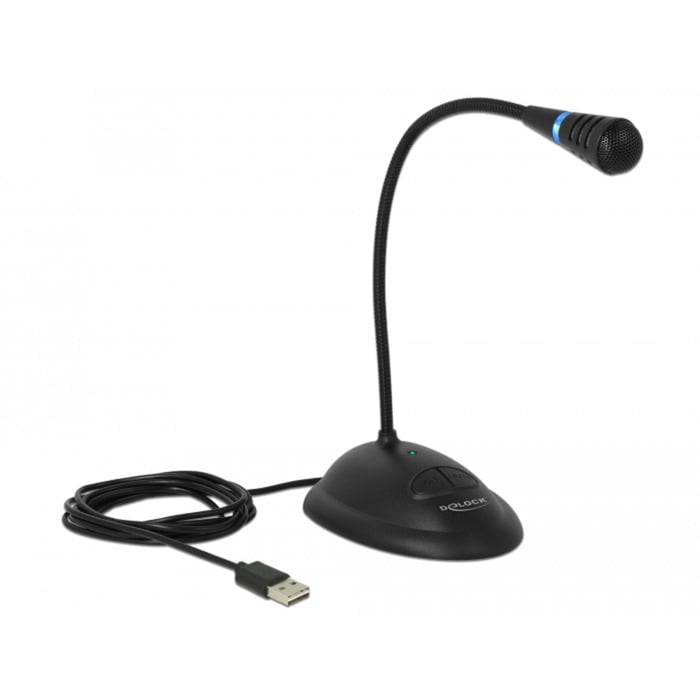 USB Schwanenhals Mikrofon von Delock
