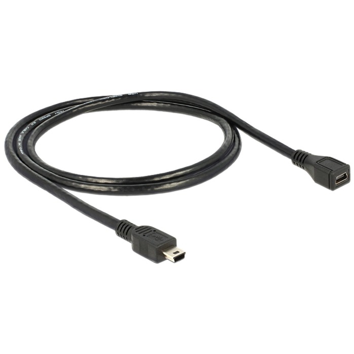 USB Verlängerungskabel, Mini-USB Stecker > Mini-USB Buchse von Delock