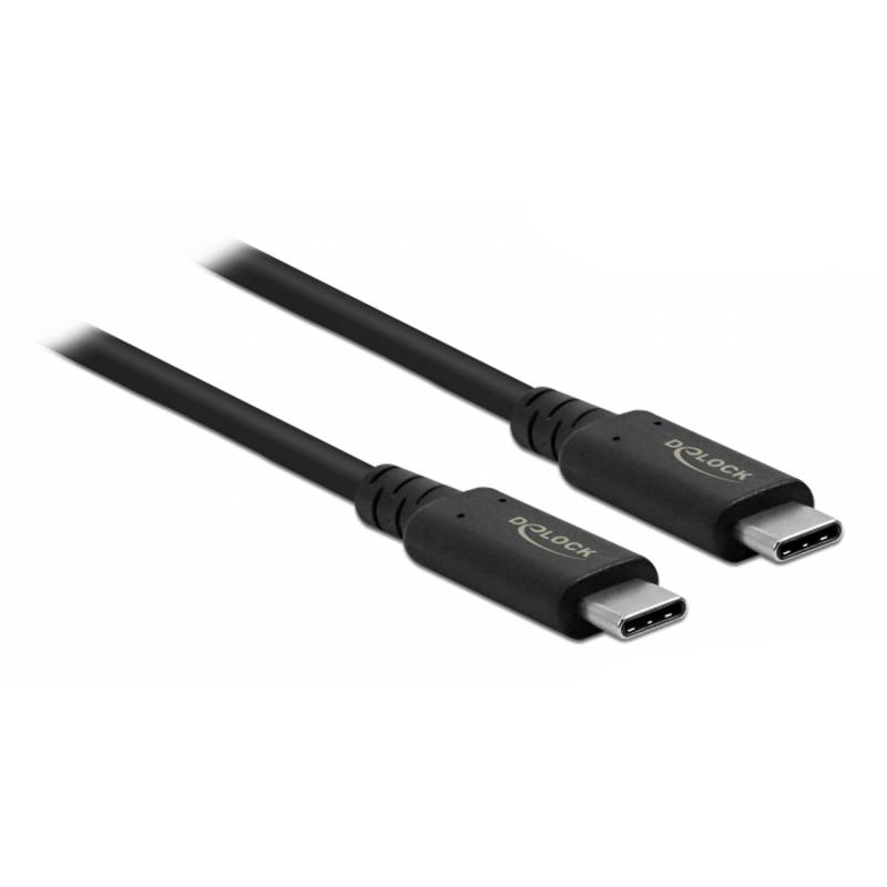 USB4 Gen 3x2 Kabel, USB-C Stecker > USB-C Stecker, Koaxialkabel von Delock