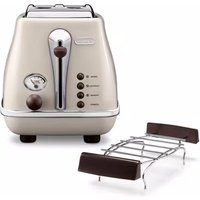 DeLonghi CTOV 2103.BG Icona Vintage Toaster creme DeLonghi CTOV 2103.BG Icona Vintage Toaster creme von Delonghi
