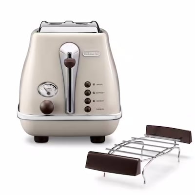 DeLonghi CTOV 2103.BG Icona Vintage Toaster creme DeLonghi CTOV 2103.BG Icona Vintage Toaster creme von Delonghi