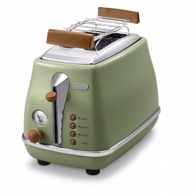 DeLonghi CTOV 2103.GR Icona Vintage Toaster grün von Delonghi
