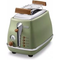 DeLonghi CTOV 2103.GR Icona Vintage Toaster grün DeLonghi CTOV 2103.GR Icona Vintage Toaster grün von Delonghi