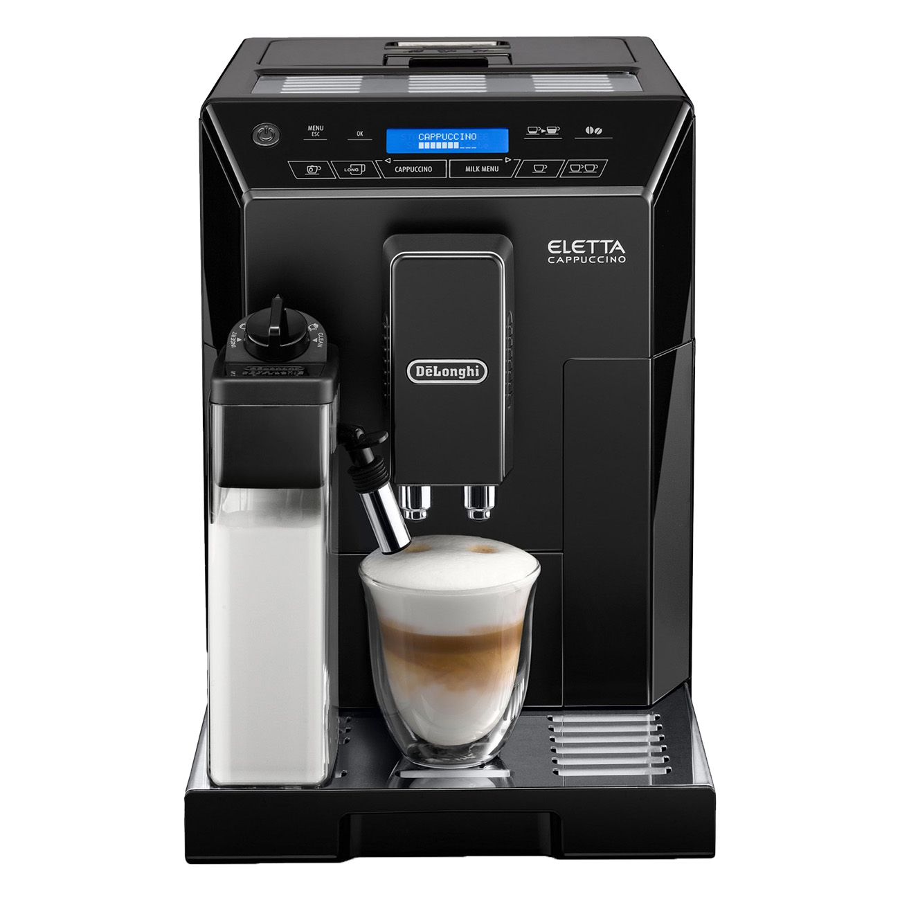 DeLonghi ECAM 44.660.B Eletta Cappuccino Kaffee-Vollautomat hochglanz-schwarz von Delonghi