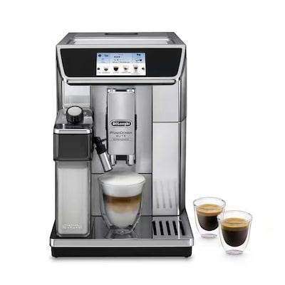 DeLonghi ECAM 650.85.MS PrimaDonna Elite Kaffeevollautomat Silber von Delonghi