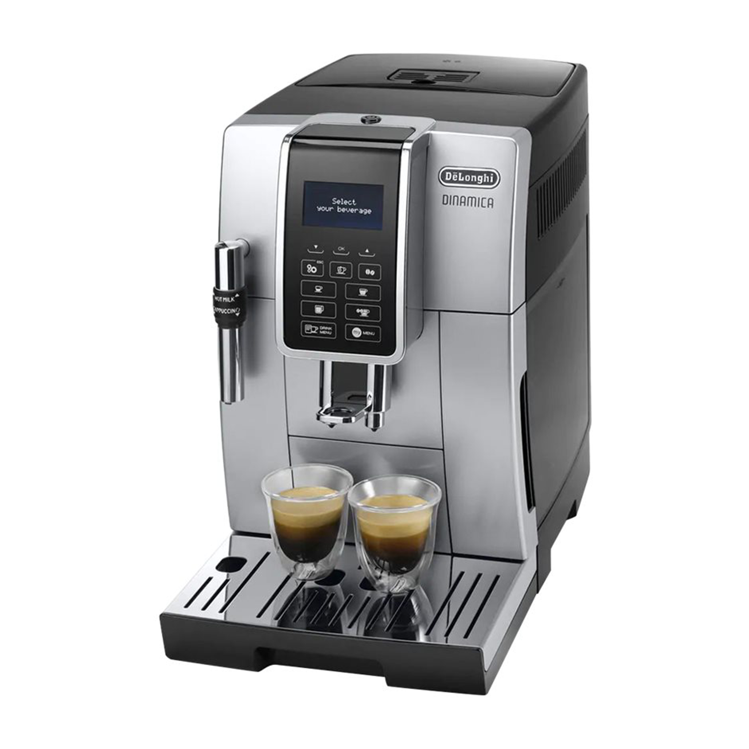 Delonghi ECAM 350.35.SB | Kaffeevollautomat | Intigriertes Mahlwerk | Delonghi Temperaturregelung | 1450 Watt Leistung | Einfache Reinigung von Delonghi