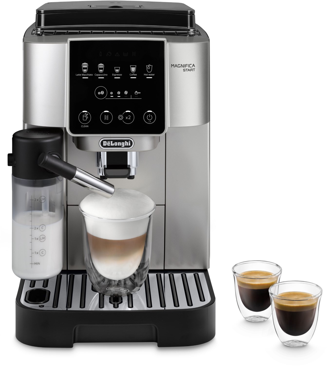 ECAM 220.80.SB Magnifica Start Kaffee-Vollautomat silber/schwarz ECAM 220.80.SB Magnifica Start Kaffee-Vollautomat silber/schwarz von Delonghi