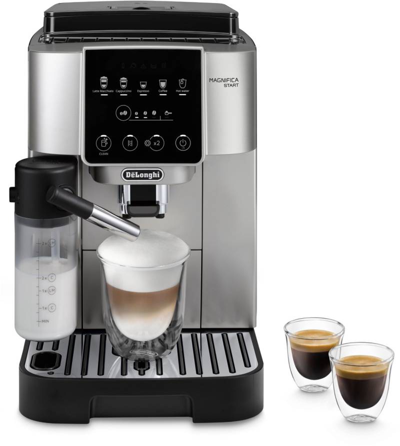 ECAM 220.80.SB Magnifica Start Kaffee-Vollautomat silber/schwarz von Delonghi