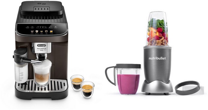 ECAM 293.61.BW Magnifica Bundle Kaffee-Vollautomat inkl. nutribullet NB606DG Standmixer ECAM 293.61.BW Magnifica Bundle Kaffee-Vollautomat inkl. nutribullet NB606DG Standmixer von Delonghi