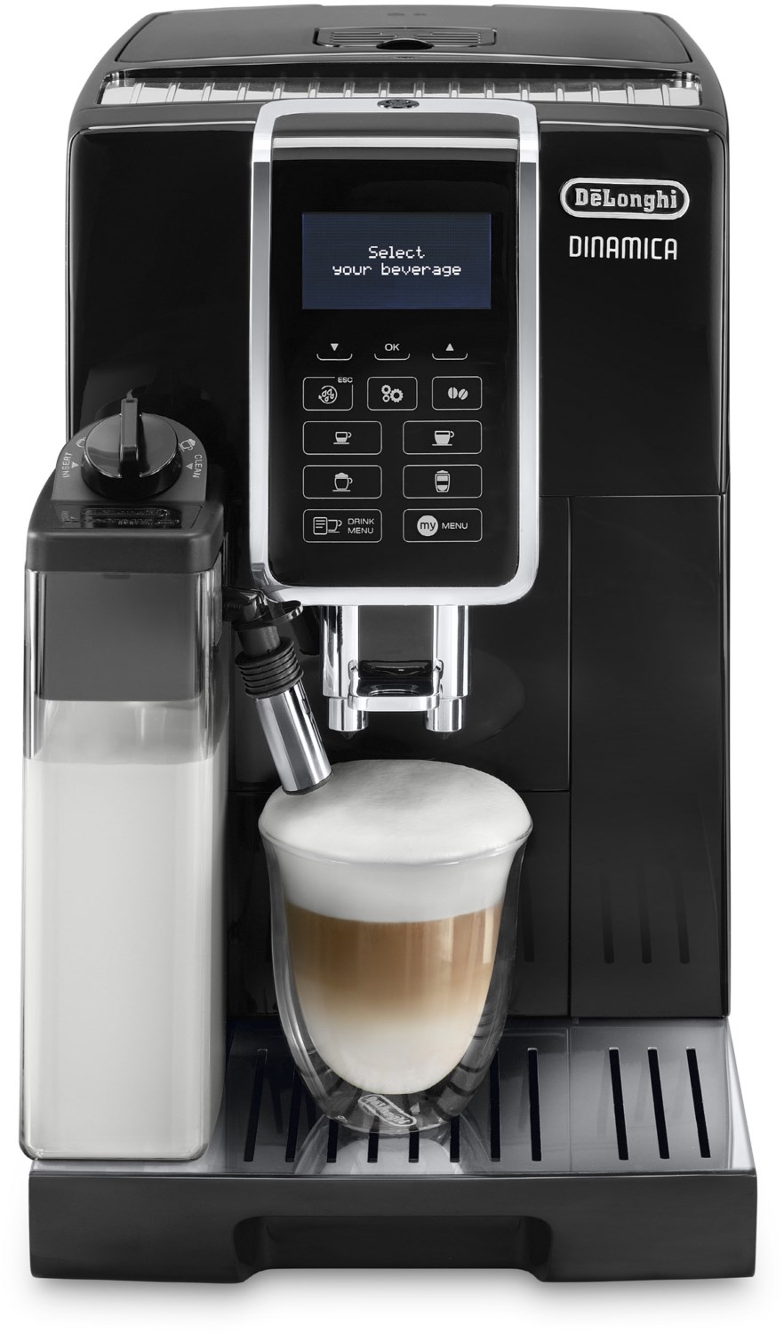 ECAM 350.55.B Dinamica IFD Kaffee-Vollautomat schwarz von Delonghi