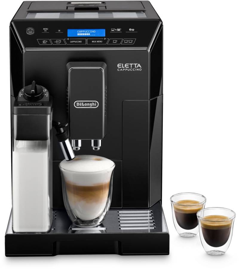 ECAM 44.660.B Eletta Cappuccino Kaffee-Vollautomat hochglanz-schwarz von Delonghi