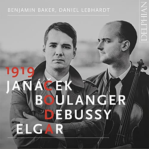 1919 Coda Janacek, Boulanger, Debussy, Elgar von Delphian Records