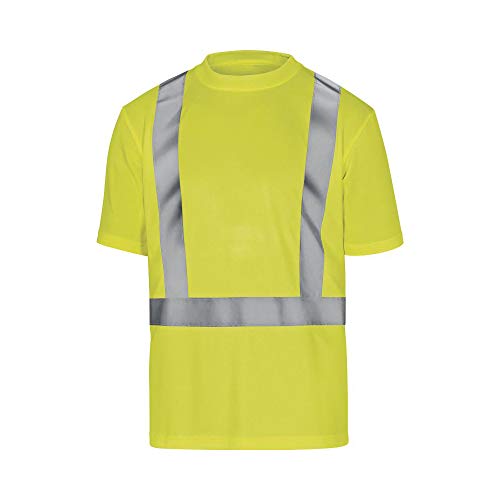 Delta Plus COMETJA3X Warnschutz T-Shirt aus Polyester, Neongelb, Größe 3XL von Deltaplus