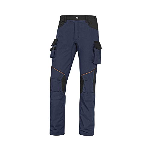 Delta Plus MCPA2MN3X Mach2 Corporate Arbeitshose aus Ripstop Polyester Baumwolle, Marineblau/Schwarz, Größe 3XL von Delta Plus