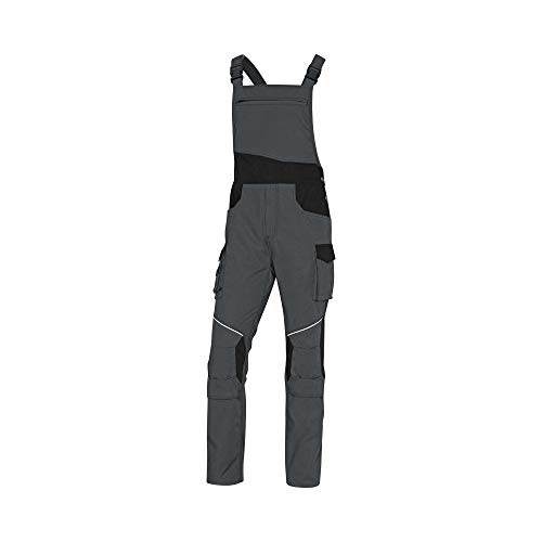 Delta Plus MCSA2GN3X Mach2 Corporate Arbeitsanzug aus Ripstop Polyester/Baumwolle, Grau/Schwarz, Größe 3XL von Delta Plus