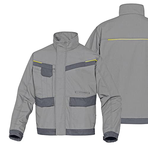 Delta Plus MCVE2GRXG Mach2 Corporate Arbeitsjacke aus Ripstop Polyester/Baumwolle, Hellgrau-Dunkelgrau, Größe XL Delta Plus MCVE2GRXG Mach2 Corporate Arbeitsjacke aus Ripstop Polyester/Baumwolle, Hellgrau-Dunkelgrau, Größe XL von Deltaplus