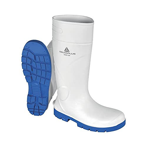 Delta Plus OXIDO4BC43 Oxid O4 CI SRC Arbeitsstiefel - Rutschfest - Farbe: Weiß-Blau - Größe: 43 von Delta Plus