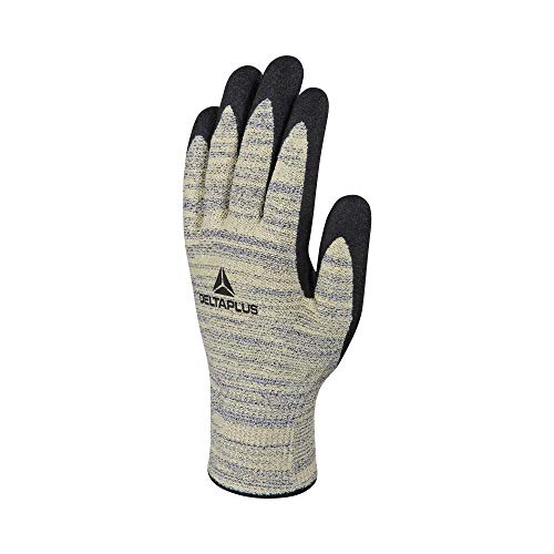 Delta Plus VECUTD01GJ07 Heatnocut Feinstrickhandschuh, Nitrilschaum Beschichtete auf Handfläche, 13Er Teilung, Gelb/Grau/Schwarz, Größe 07 Delta Plus VECUTD01GJ07 Heatnocut Feinstrickhandschuh, Nitrilschaum Beschichtete auf Handfläche, 13Er Teilung, Gelb/Grau/Schwarz, Größe 07 von Deltaplus