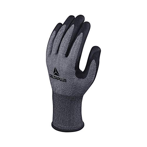 Delta Plus VECUTF02GR07 Xtrem Cut Feinstrickhandschuh, Nitrilschaum/Tpu Beschichtung auf Handfläche, 18Er Teilung, Marineblau/Schwarz, Größe 07 Delta Plus VECUTF02GR07 Xtrem Cut Feinstrickhandschuh, Nitrilschaum/Tpu Beschichtung auf Handfläche, 18Er Teilung, Marineblau/Schwarz, Größe 07 von Deltaplus