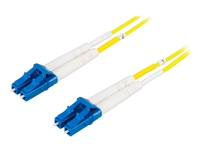 DELTACO - Netzwerkkabel - LC Singlemode (Stecker) auf LC Singlemode (Stecker) - 2 m. - Glasfaser von Deltaco
