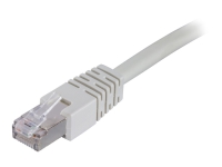 DELTACO STP-630 - Patchkabel - RJ-45 (Stecker) auf RJ-45 (Stecker) - 30 m - gefaltetes ungeschirmtes Twisted Pair (F/UTP) - CAT 6 - gebootet - grau von Deltaco